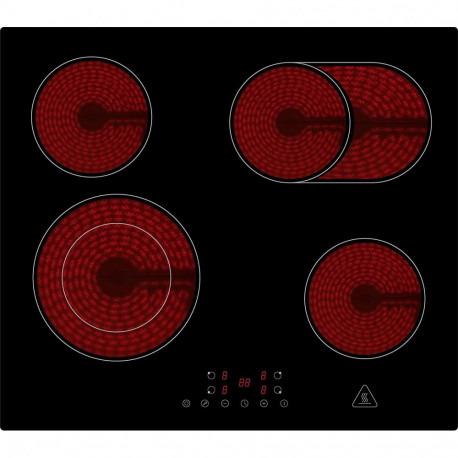 Respecta KM5500-28, self-sufficient hob (black, 59 cm)