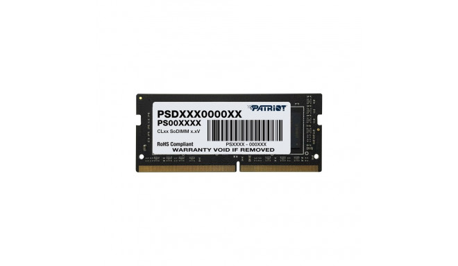Patriot DDR4 -8 GB -3200 - CL - 22 - Single SR, RAM (black, PSD48G320081S, Signature Line)