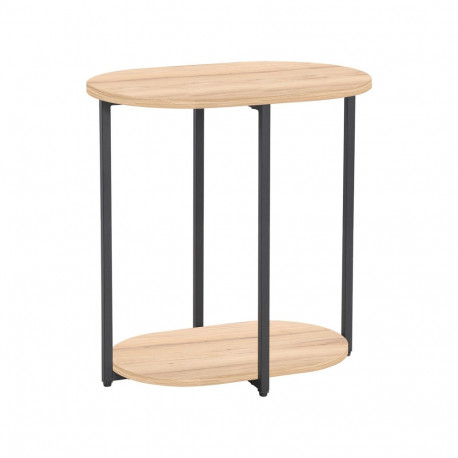 Side table HANNES 52x35xH54cm, rustic melamine