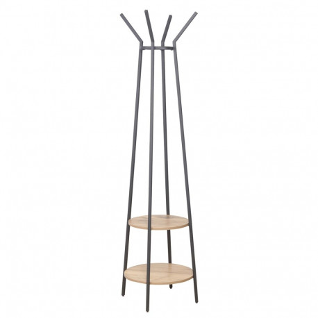 Clothes rack HANNES 48x48xH170cm, rustic melamine