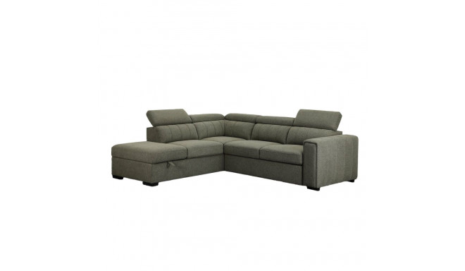 Corner sofa bed ODELIA-2 LC, light green