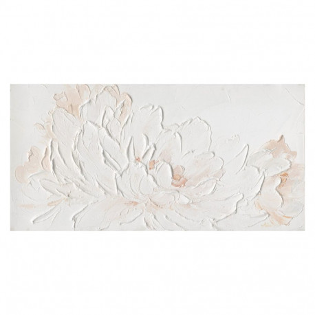 Oil painting 60x120cm, white petals