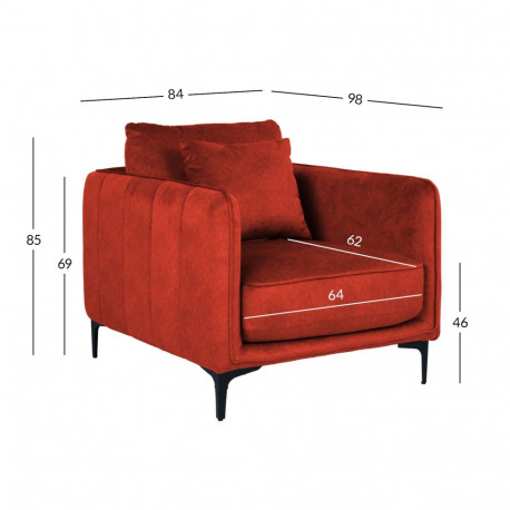 Armchair BIANKA oranž