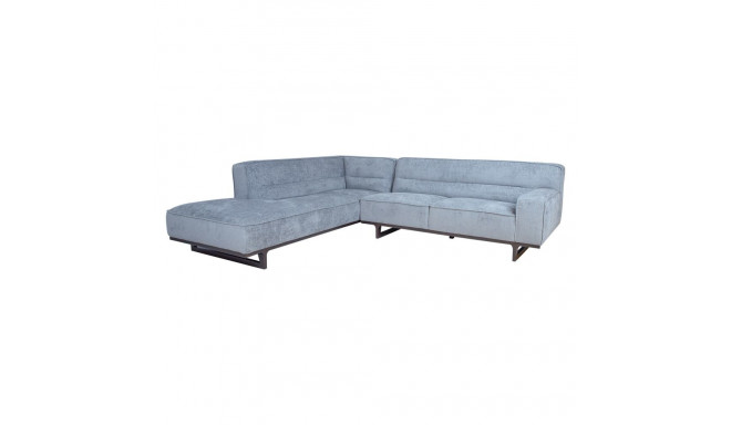 Corner sofa HASSO LC, silver grey