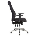 Töötool SMART EXTRA 60x63,5-70xH114-123cm, must