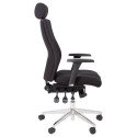 Töötool SMART EXTRA 60x63,5-70xH114-123cm, must