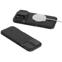 Mobiili tagakaas Spigen iPhone 16 Pro Optik Armor MS, must