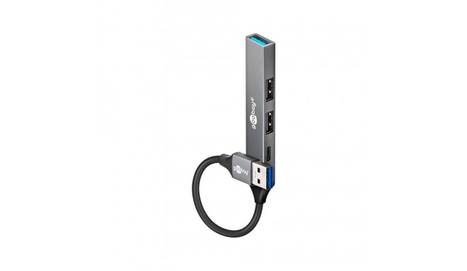 USB jagaja GOOBAY USB-A - 1 x USB-C / 3 x USB - A (USB3.2)
