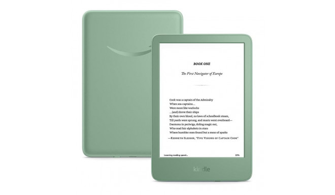 E-luger Amazon Kindle 16GB 2024, roheline