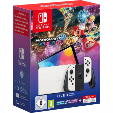 Mängukonsool Nintendo Switch OLED Mario Kart 8 Deluxe + 12k Nintendo