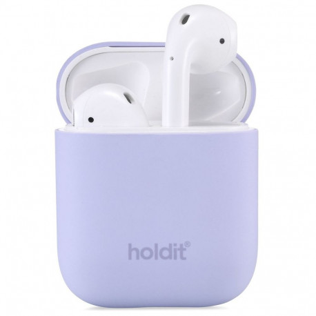 Airpods laadimiskarbiümbris Holdit 1/2 gen, silikoon, Lavender
