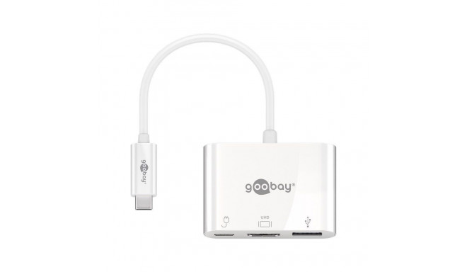 Dokkimisjaam GOOBAY USB-C - HDMI 4K@30Hz / USB-A / USB-C