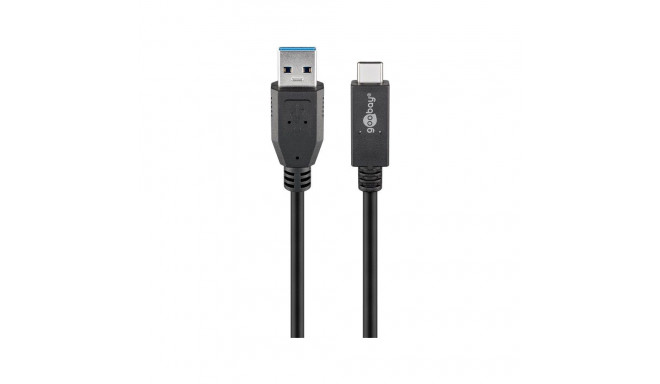 USB kaabel Wentronic USB-C to USB-A 3.0, 1m