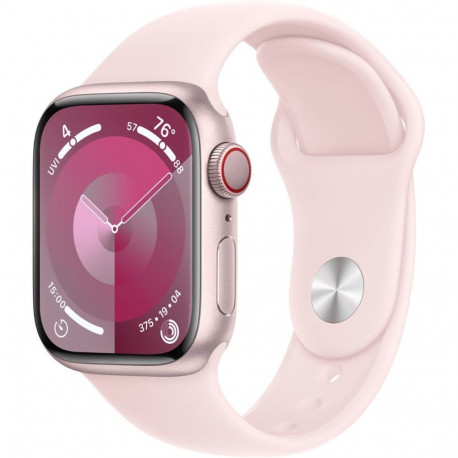 Nutikell Apple Watch Series 9 GPS/LTE 41mm AL Pink Sport Band S/M