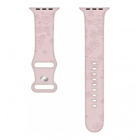 Kellarihm Trendybay Apple Watch 38/40/41/42mm, silikoon roosa