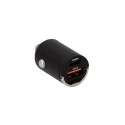 Car charger USB-A, USB-C 38W  by Musthavz Black Car charger USB-A, USB-C 38W  by Musthavz Black