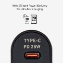 Travel Charger USB Type-C PD 25W USB AFC By SBS Black