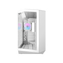 Darkflash DY470 computer case (white) + 4 fans + GPU bracket
