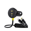 60W Baseus USB-C car charger + Lightning cable (Black)