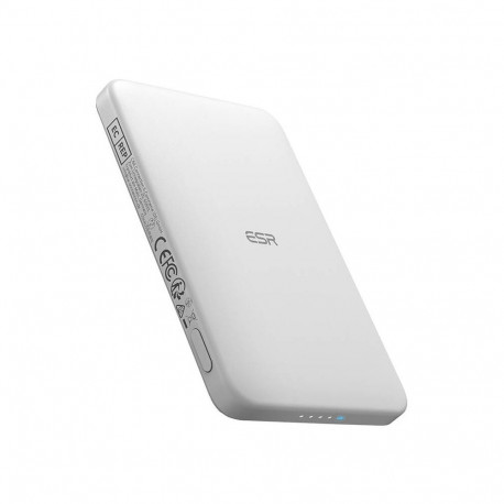 ESR Qi2 MagSlim 5000 mAh magnetic powerbank (white)