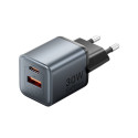 GaN Vention USB-C + USB-A 30W Charger (Gray)