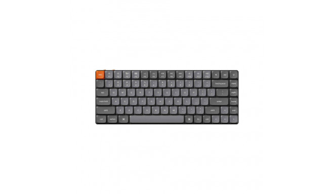 Keychron K3 Max RGB Wireless Mechanical Keyboard, Low Profile, Red Switch (Black) [K3M-H1].