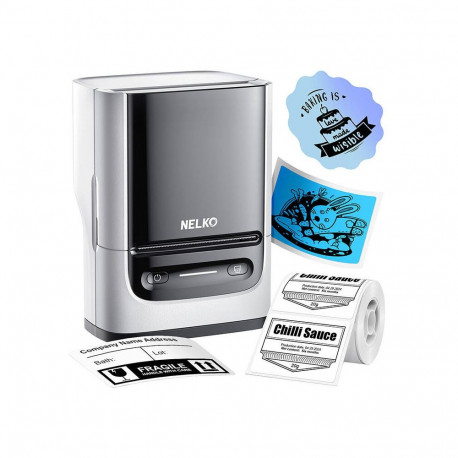 Nelko PM220 thermal label printer (white)