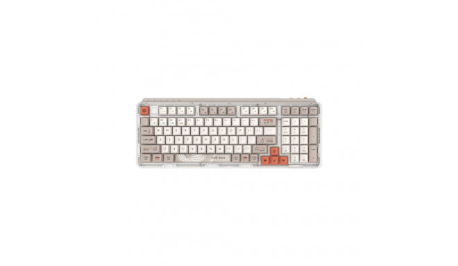 Z980 ProMax MIIIW 2.4G Wireless Keyboard (Coffee)