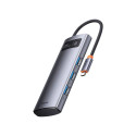 Hub 4in1 Baseus Metal Gleam Series, USB-C to 4x USB 3.0