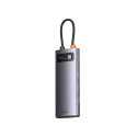 Hub 4in1 Baseus Metal Gleam Series, USB-C to 4x USB 3.0
