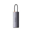 Hub 7in1 Baseus Metal Gleam Series, USB-C to 3x USB 3.0 + HDMI + USB-C PD + VGA + Ethernet RJ45