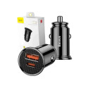 Car Charger Baseus Circular PD QC4.0+ 5A 30W (czarna)