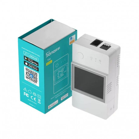 Smart WiFi temperature and humidity monitoring switch Sonoff THR320D TH Elite