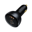 Car Charger Baseus Qualcomm, USB, 2x USB-C, 160W (Grey)