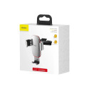 Baseus Metal Age Gravity Car Mount (CD Version) Silver