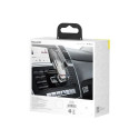 Baseus Metal Age Gravity Car Mount (CD Version) Silver
