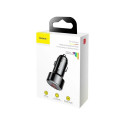 Ładowarka samochodowa Baseus Magic USB + USB-C QC 4.0  PD 45W (czarna)