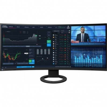 EIZO EV3895EN 37.5" IPS 24:10 3840X1600 CURVED USB-C/85W RJ45 KVM (BLACK)
