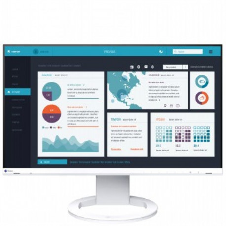 EIZO EV2490EN 23.8" IPS 16:9 1920X1080 USB-C/70W RJ45 KVM (WHITE)