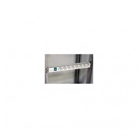 SCHNEIDER ELECTRIC ACTASSI 1U PDU POWER DISTRIBUTION RAIL 8 SCHUKO SOCKETS+SWITCH 19P VDE