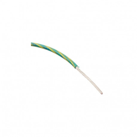 Montaažijuhe 0,36mm², kollane-roheline AWG22 UL1007/1569 305m
