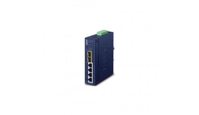 Switch: 4 x 10/100/1000Mbps, 2 x SFP, 1 x RJ-45 console, Layer 2/4