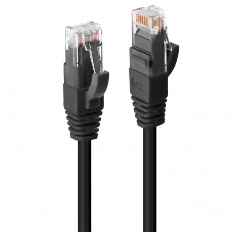 Võrgukaabel Cat6 UTP 0.5m, must, LSZH, CU