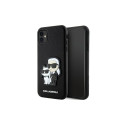 Karl Lagerfeld PU Saffiano Karl and Choupette NFT Case for iPhone 11 Black