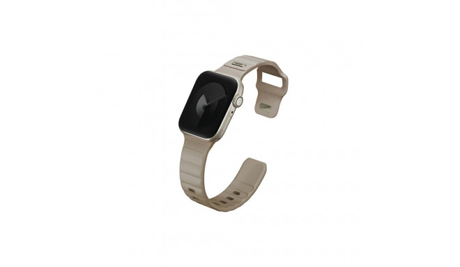 UNIQ Strap Stride Apple Watch Series 1/2/3/4/5/6/7/8/9/SE/SE2 38/40/41mm FKM Rubber Strap khaki/pale