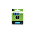 Dymo 45016 (S0720560) sildilint 12mm x 7m, must sinisel