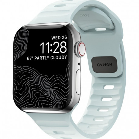 Nomad Sport Strap, Ice Blue Glow - Apple Watch 42mm/41mm/40mm/38mm