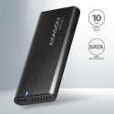 Axagon EEM2-SBC väline korpus M.2 SSD-dele USB-C 3.2 Gen 2 - must