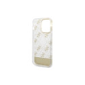 Guess GUHCP14LHG4MHG iPhone 14 Pro 6.1" kuldne kõvakorpus 4G mustriga Script