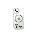 Karl Lagerfeld KLHMP14SHKCT iPhone 14/ 15 / 13 6.1" hardcase transparent Karl & Choupe